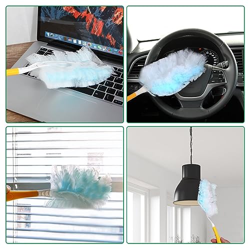 Electrostatic Duster Refills - Disposable Replacement Dusting Heads (30-Pack)