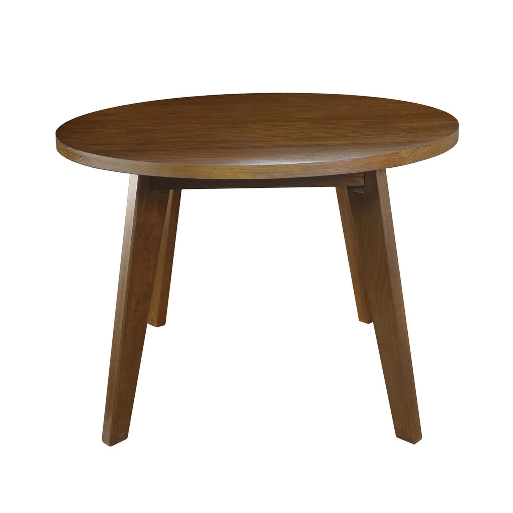 American Trails Genuine 100% Hardwood Round Coffee Table - Hand-Wiped Walnut