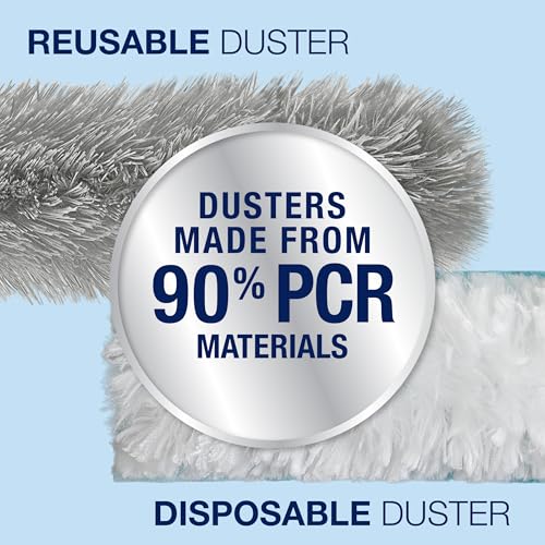 Extendable Microfiber Duster Kit with 6ft Telescoping Pole & Storage Bag