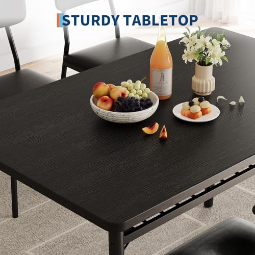 3-Piece Dining Table Set for 2 with Storage Rack and Upholstered Chairs