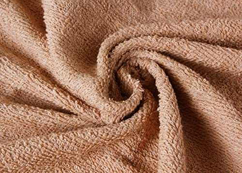 100% Cotton Bath Towel Set 6-Pack Quick Dry Super Absorbent 27x54