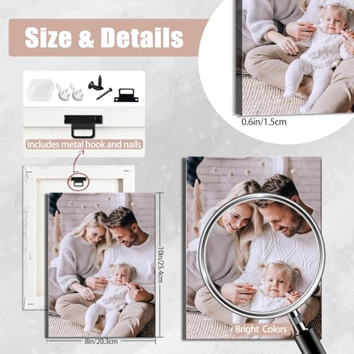 Custom Canvas Prints Personalized Photo Wall Art Framed 8x10