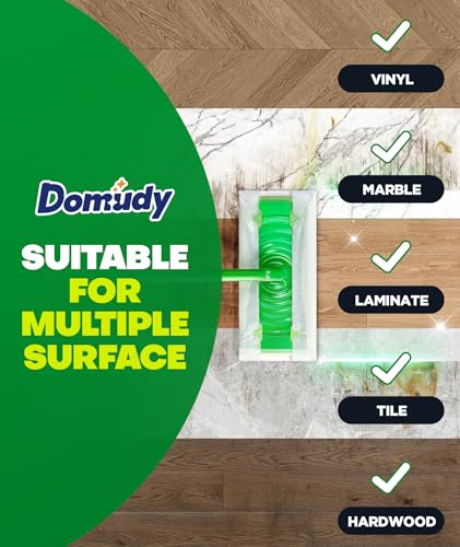 Heavy Duty Dry Sweeping Cloth Refills (60 Pack) - Disposable Floor Mop Pads