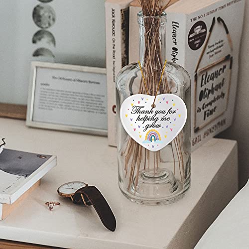 Teacher Appreciation Keepsake Heart Plaque Gift – Best Teacher Gift for Birthday & Christmas