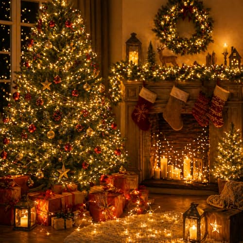 150 LED Fairy String Lights 50Ft Warm White Copper Wire Indoor Outdoor Decor