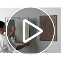 Cuspin 3-Piece Large 3D Framed Abstract Wall Art Set Modern Neutral Decor