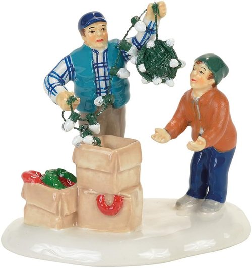 Department 56 Clark and Rusty Christmas Vacation Figurine - Festive Village Accessory, Multicolored
