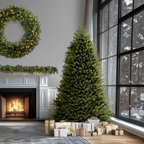 9ft Unlit Artificial Christmas Tree - Full Dunhill Fir with Metal Stand