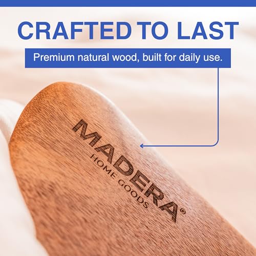 Acacia Wood Bed Sheet Tucker Tool & Mattress Lifter | 13.5"