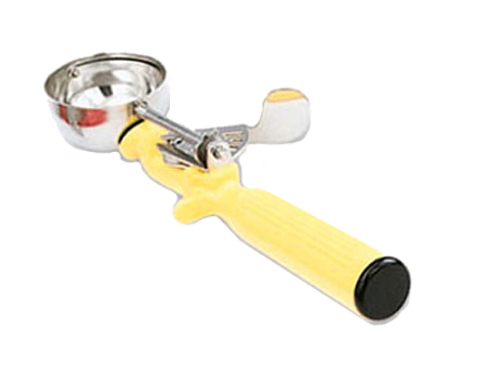 Vollrath 1-5/8 oz Stainless Steel Disher - Size 20,Yellow