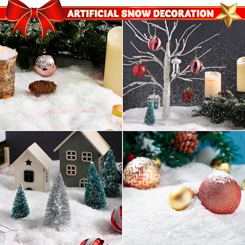 Artificial Snow Decor for Christmas Tree & Winter Displays - 12oz (320g)