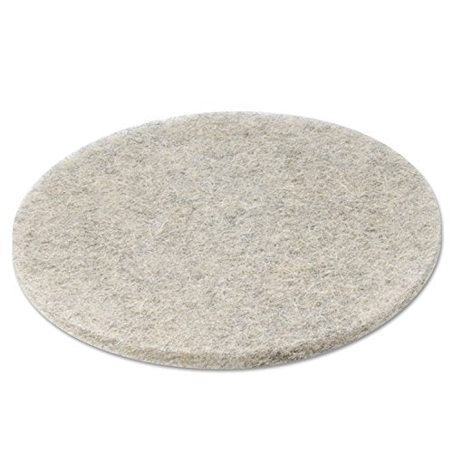 20-Inch High-Speed Floor Cleaning Pads, Natural Fiber Blend, Case of 5