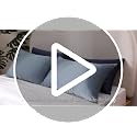 Mulberry Silk Pillowcase with Hidden Zipper, Standard 20x26, Blue Gray