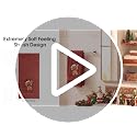 Artoid Mode 13.7 x 29.5 Inch Red Gingerbread Man Christmas Hand Towels Set of 1