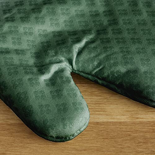 Asteroid Oven Mitt Set, 2-Piece Heat Resistant Cotton with Silicone Grips