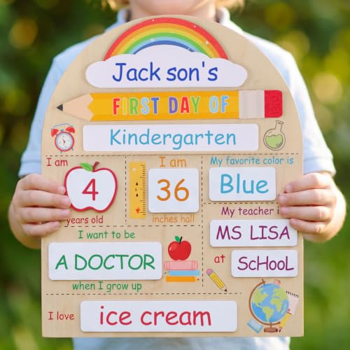 Reusable First and Last Day of School Wooden Board - 12x10 Photo Prop