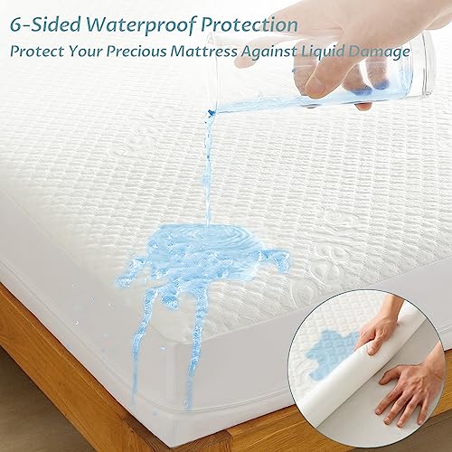 Queen Size Zippered Mattress Protector - Waterproof & Noiseless