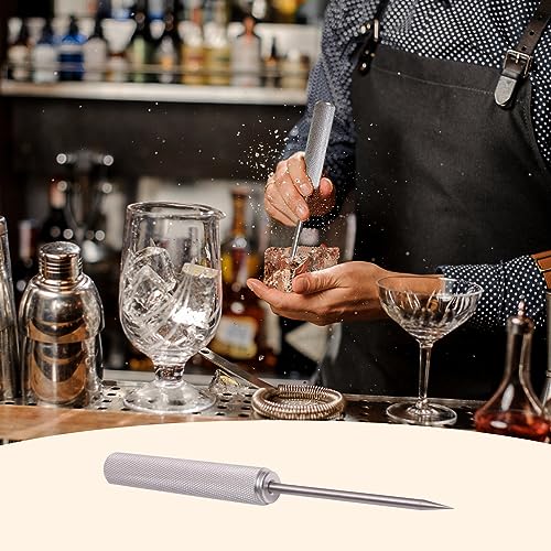 Svaitend Silver Aluminium Ice Pick - Kitchen & Bar Ice Crusher & Tea Tool