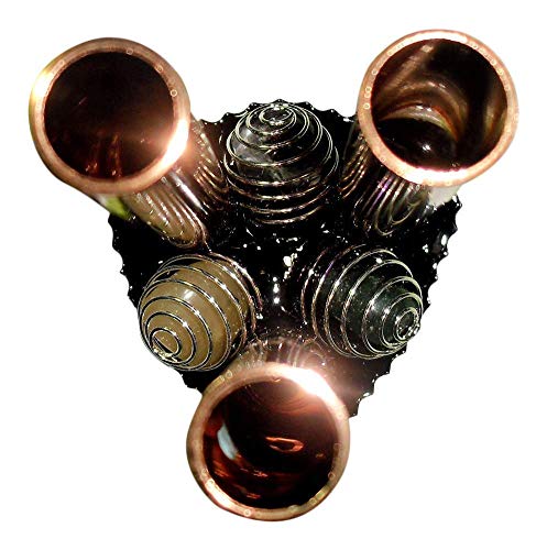 Portable Orgone Energy Tower - 4-Inch Handmade Copper & Onyx Generator