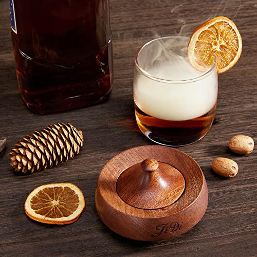 JIDI Whiskey Smoker Kit with Torch & Wood Chips - Old Fashioned Cocktail & Bourbon Smoker Kit