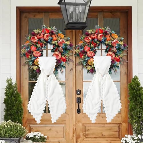 Blank Wreath Sash with Ric Rac Trim for Monogram Embroidery