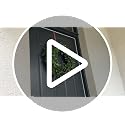 20-Inch Artificial Boxwood Wreath for Front Door with White Sash