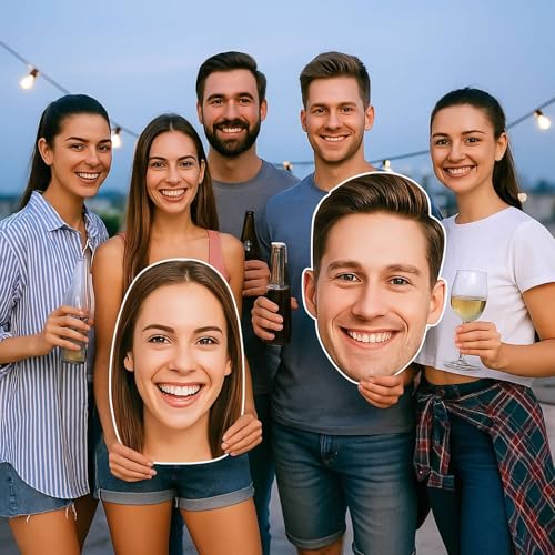 Custom Big Head Cutout on a Stick - Personalized Giant Photo Sign