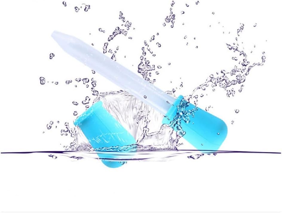 Yiasangly Liquid Droppers - Clear Silicone & Plastic Pipettes with Bulb Tip for Kids | 5ml, 8 Pack