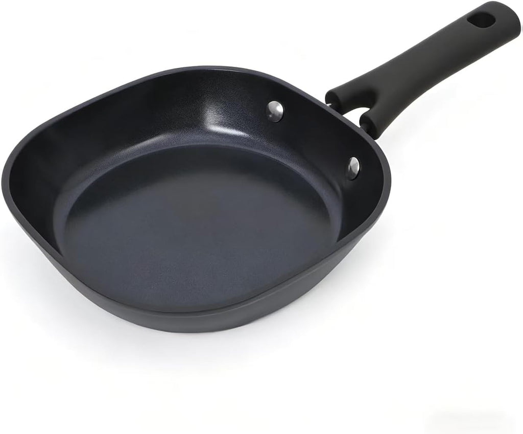 Skiennix 8-Inch Ceramic Nonstick Frying Pan - Eco-Friendly, PFAS & PFOA-Free, Induction Compatible