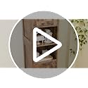 TEENFON 67-Inch White Bathroom Storage Cabinet with 2 Doors, Adjustable Shelves, Narrow Design