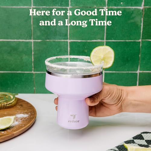 16oz Insulated Stainless Steel Margarita Tumbler Glass with 360 Lid