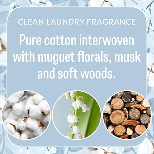 White Cotton Scented Sachets - 6 Pack Long-Lasting Linen Air Freshener