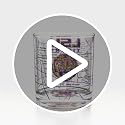 Louisiana State University Tigers Whiskey Glasses Set of 2 - Full-Color Campus Map, 10 oz Rocks Glasses - Officially Licensed Fan Gift