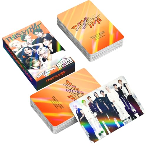 124-Piece Photo Card and Sticker Set for K-Pop Fans
