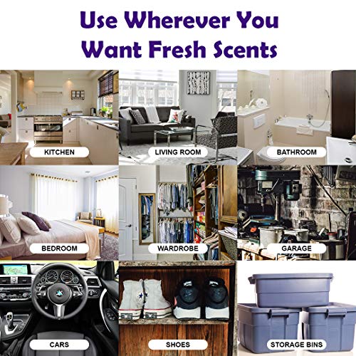 Cedar Chips & Lavender Fragrance Sachets for Closets & Drawers (20 Pack)