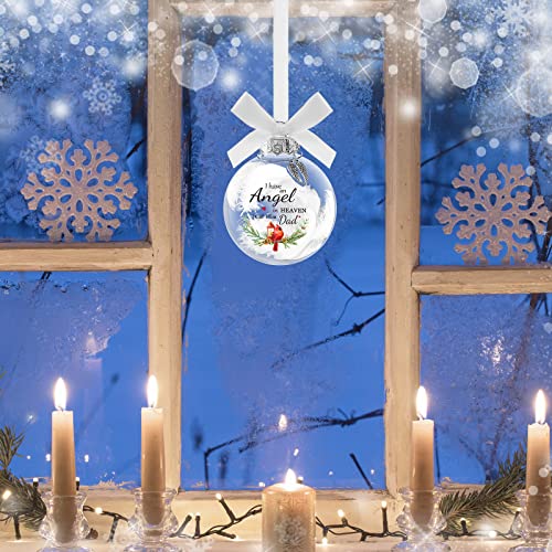 Yinder Dad Memorial Christmas Ornaments - Bereavement Sympathy Gift for Loss of Mom