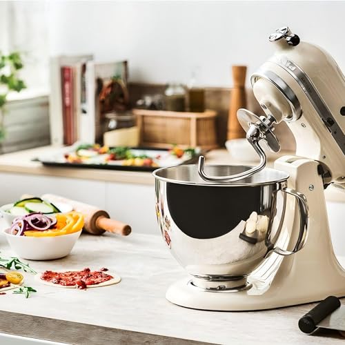 Stainless Steel Dough Hook Attachment for 4.5 and 5 Quart Tilt-Head Mixers