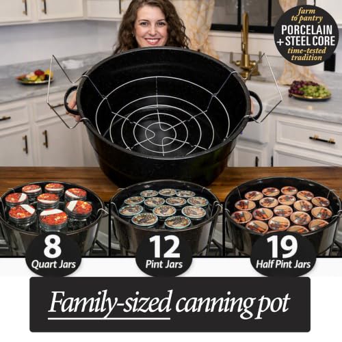 Supa Ant 10-Piece Advanced Canning Kit with 24 Qt Stainless Steel Water Bath Pot & Accessories