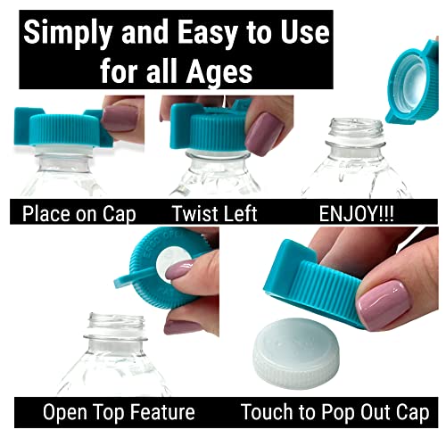 Gen 2 3-Pack Water Bottle Opener ERGO OPENER 25.5-28mm for Arthritis & Weak Hands