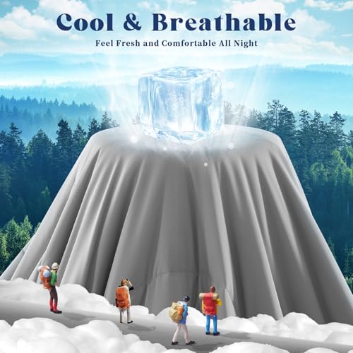 Cooling Comforter Queen Size - Double-Sided Blanket for Hot Sleepers
