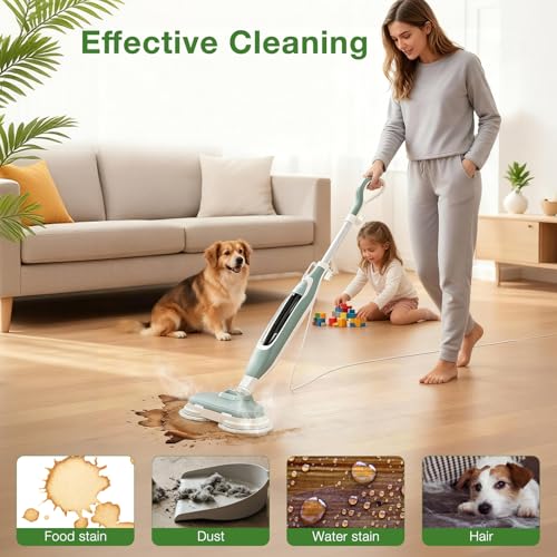 8 Pack Steam Mop Replacement Pads, Washable Microfiber Cleaning Refills