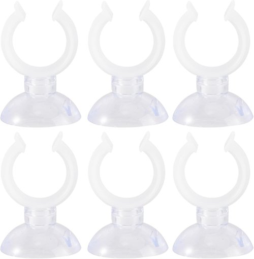Minkissy 6PCS Christmas Candle Holders - Suction Cup Design for Festive Home Decoration (20mm)