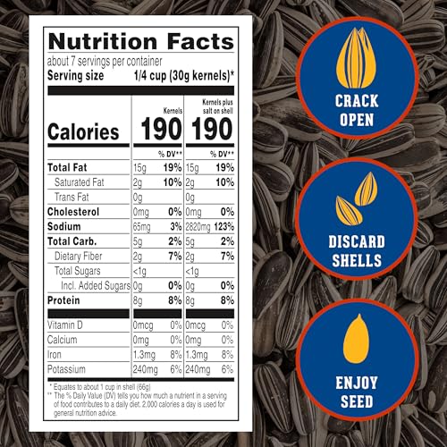 David Jumbo Sunflower Seeds Original Flavor 16 oz Pack of 1 – Salty Roasted Snack