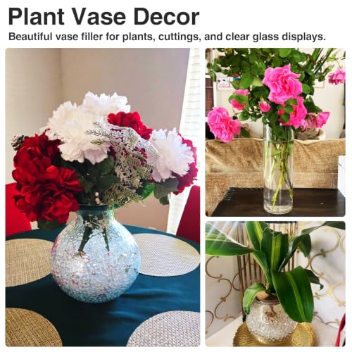 Clear Water Gel Beads for Transparent Vase Fillers & Centerpieces - 140,000 Pack