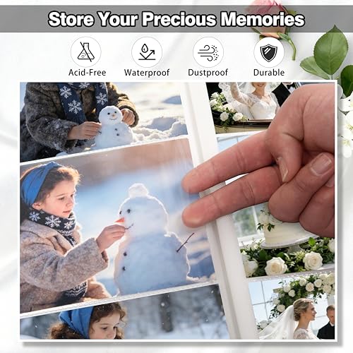 4x6 Photo Album with Linen Cover - Holds 300 Photos, Acid-Free