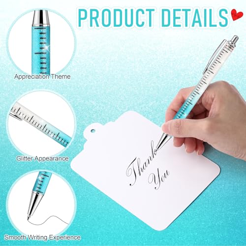 Sieral Glitter Nurse Appreciation Gifts 12oz Tumbler Set with Pen & Ornament