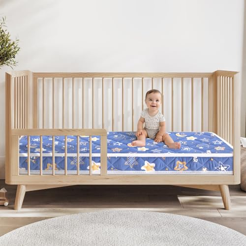 Firm Breathable Dual-Sided Crib & Toddler Mattress (52" x 27.6" x 5")