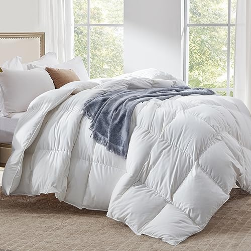 King Size Ultra-Soft Down Feather Comforter - All Season Duvet Insert