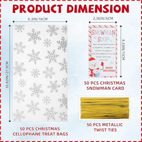Funnymoom 12oz Christmas Snowman Wink Disposable Soup Cups with Lids & Tags (150 Pack)