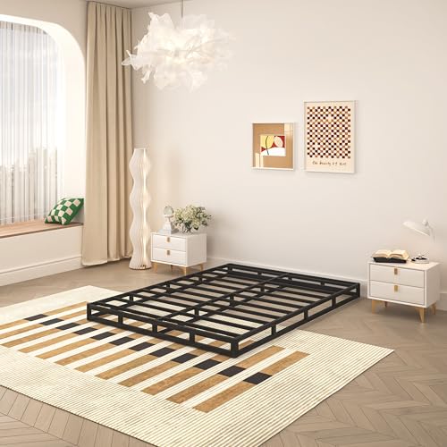 TROZULER 5 Inch Queen Box Spring, Heavy Duty Metal Mattress Foundation